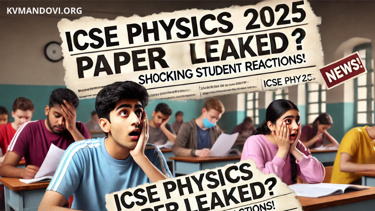 ICSE Physics 2025